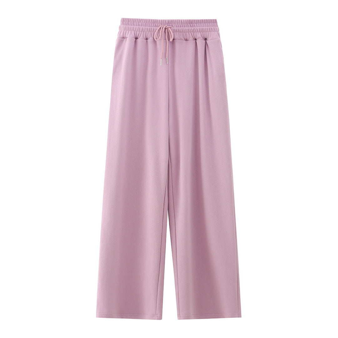 Damen Zweiteiliges Lounge-Set mit kurzem Reißverschluss-Hoodie und weitem High‑Waist-Jogginghose Echo Archiv