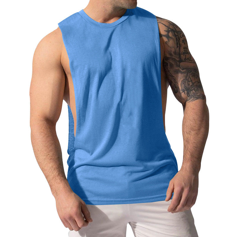 Herren nan Muskelshirt mit extra tiefen Armöffnungen und atmungsaktivem Baumwollmix Echo Archiv