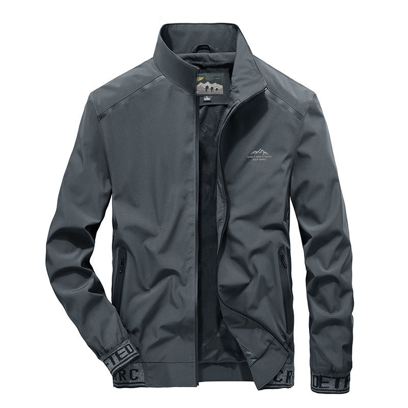 Herren Softshelljacke mit reflektierenden Einsätzen, wasserabweisenden Reißverschlusstaschen und hohem Stehkragen Echo Archiv