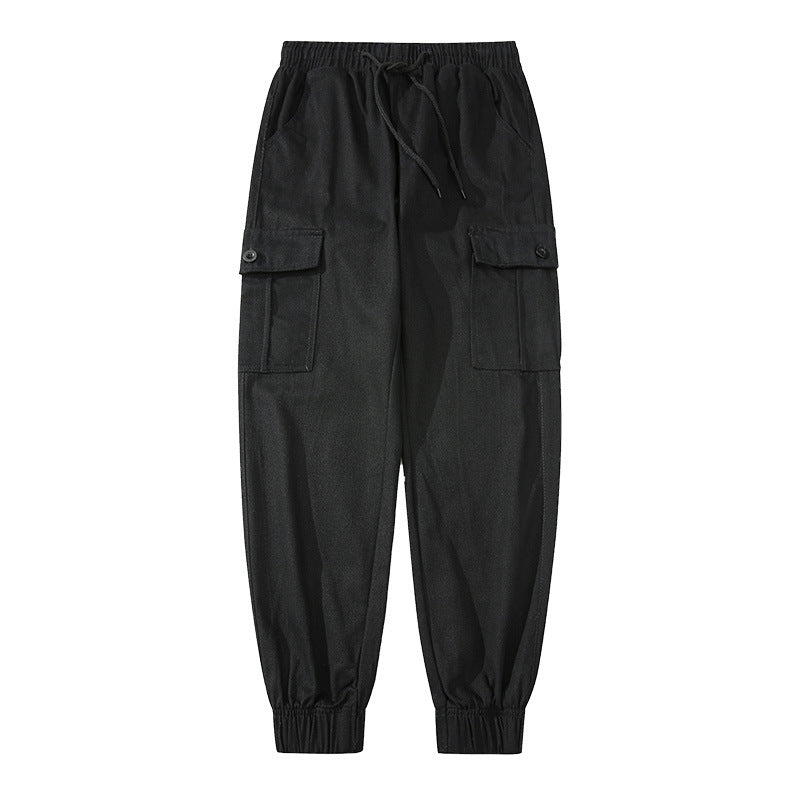 Herren Cargo-Joggerhose mit elastischem Bund, Klappentaschen und gerippten Knöcheln Echo Archiv