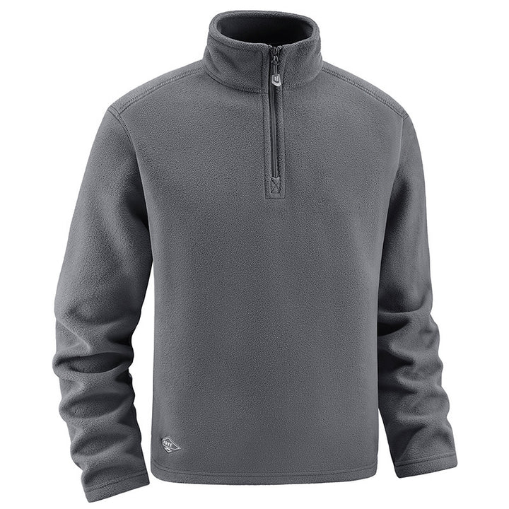 Herren Fleece-Pullover mit Troyer-Kragen und halbem Reißverschluss aus weichem Microfleece Echo Archiv