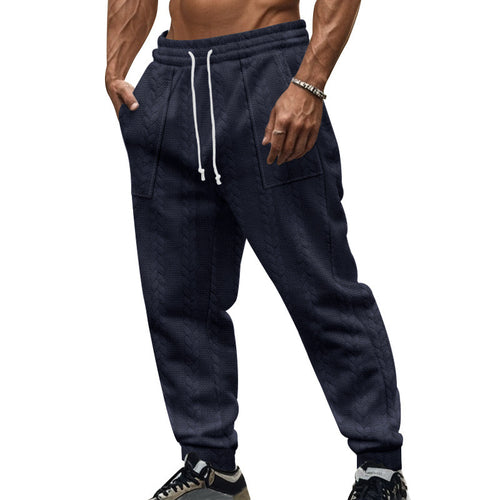 Herren lässige Sweatpants mit strukturiertem Design Echoarchiv