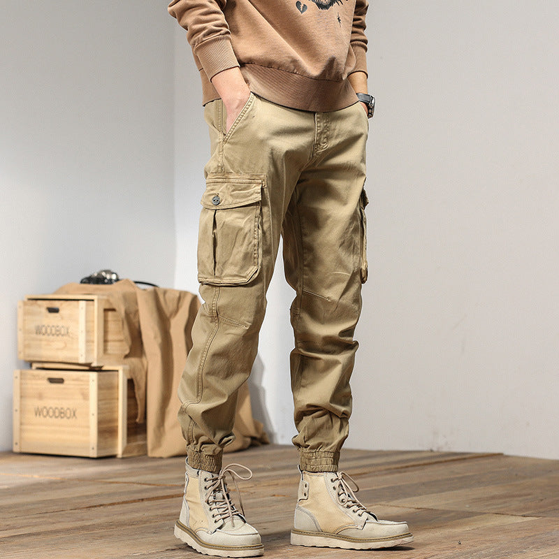Herren cargo-hose mit elastischem Bund und praktischen Seitentaschen Echoarchiv