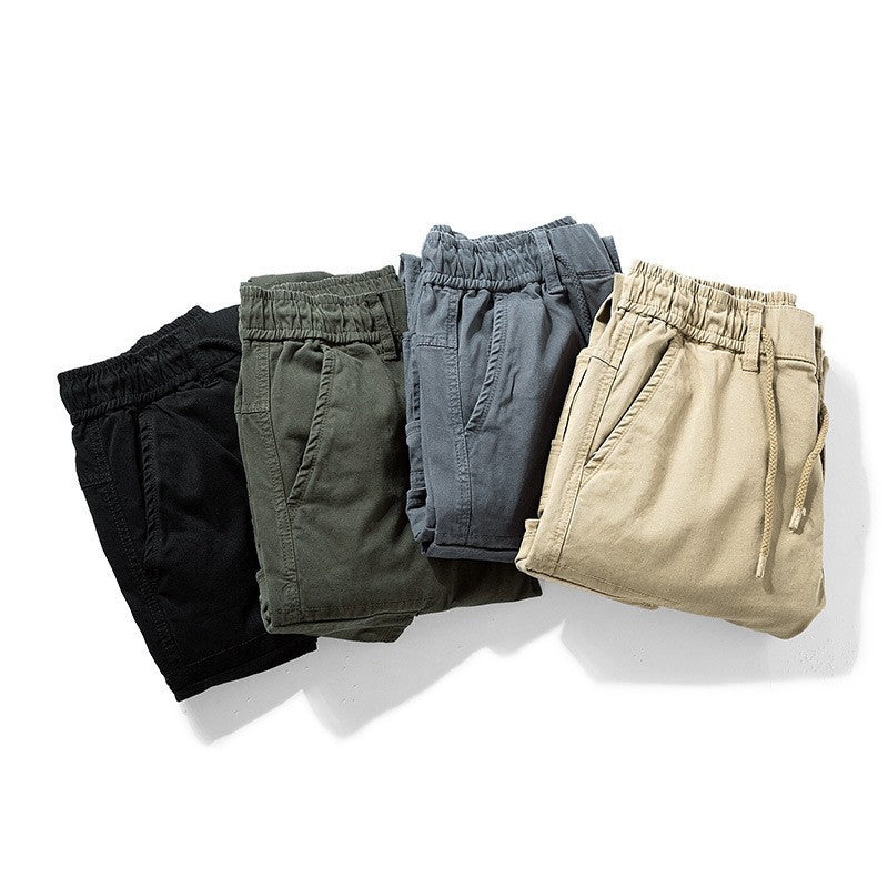 Herren Utility-Cargo-Jogger mit Elastikbund, Tunnelzug und Mehrfachtaschen Echo Archiv
