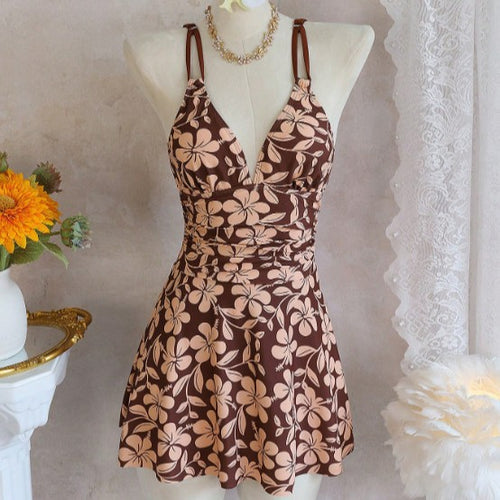 Damen Schwimmdress mit elegantem Floral-Design Echo Archiv
