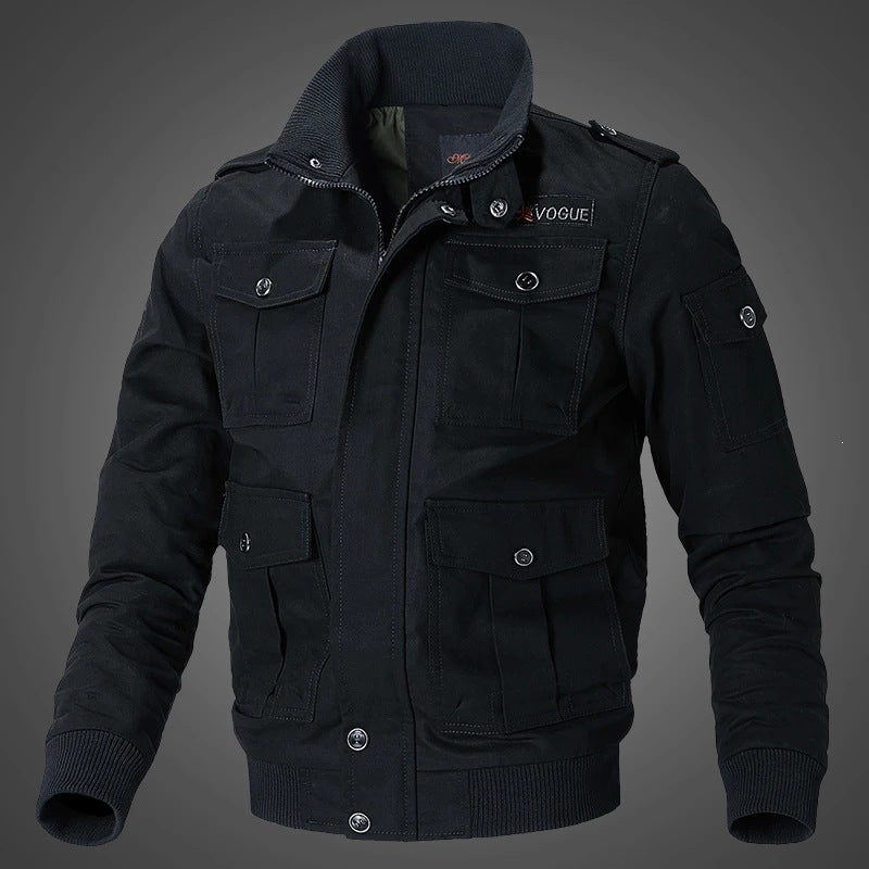 Herren Militärjacke mit zahlreichen Taschen Echo Archiv