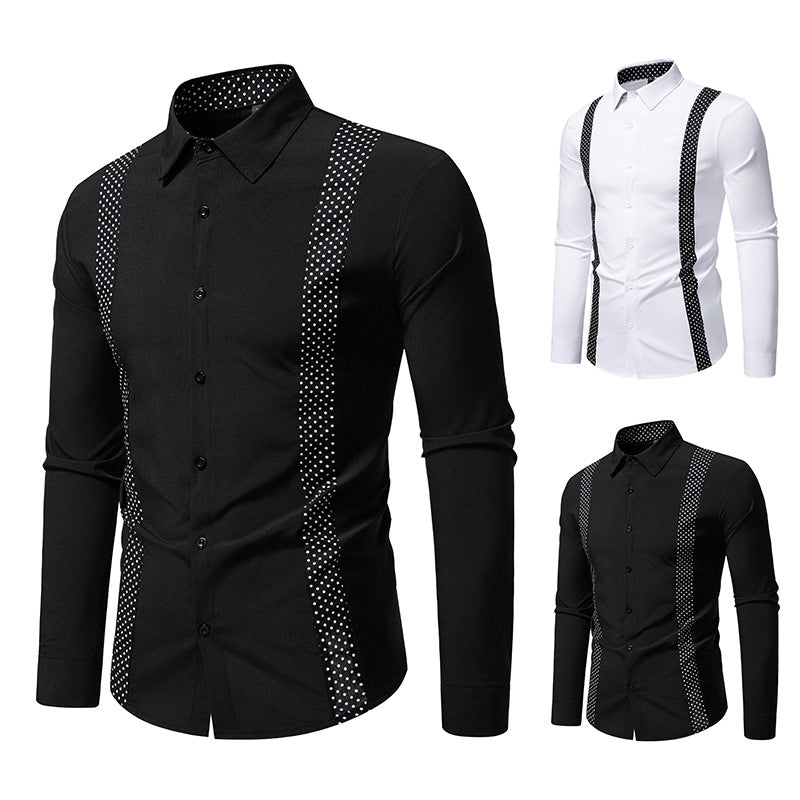 Herren Businesshemd mit Schulterträgern und modernem Design Echoarchiv
