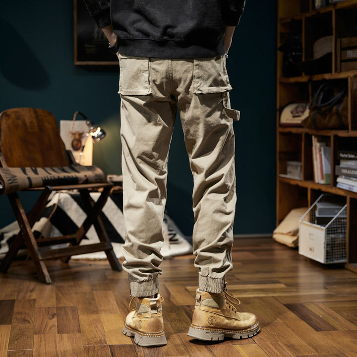 Herren Multifunktions-Cargojoggerhose mit elastischem Komfortbund, Karabiner‑Loop und Zipper-Knöchel Echo Archiv