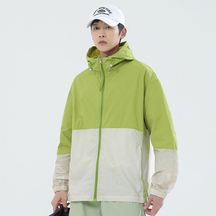 Herren Sportliche Windbreaker-Jacke Echoarchiv