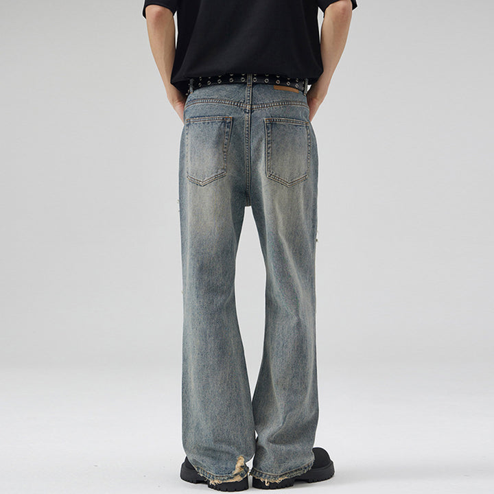 Herren Extraweitgeschnittene Destroyed-Denim-Jeans im Relaxed-Baggy-Cut Echo Archiv