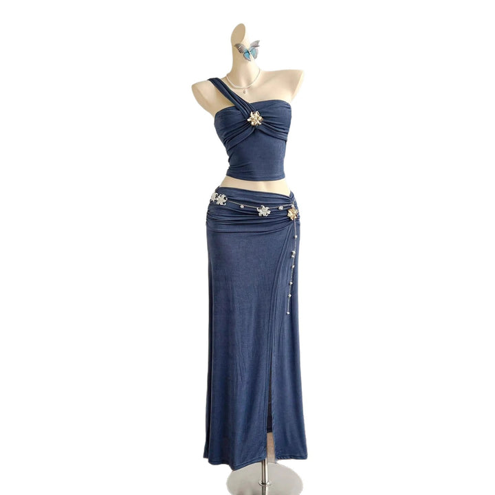 Damen elegantes Sommerkleid mit floralem Detail Echo Archiv