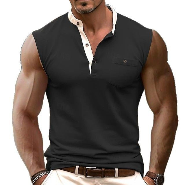 Herren Kurzarm Poloshirt mit modernem Kragen und Brusttasche Echoarchiv