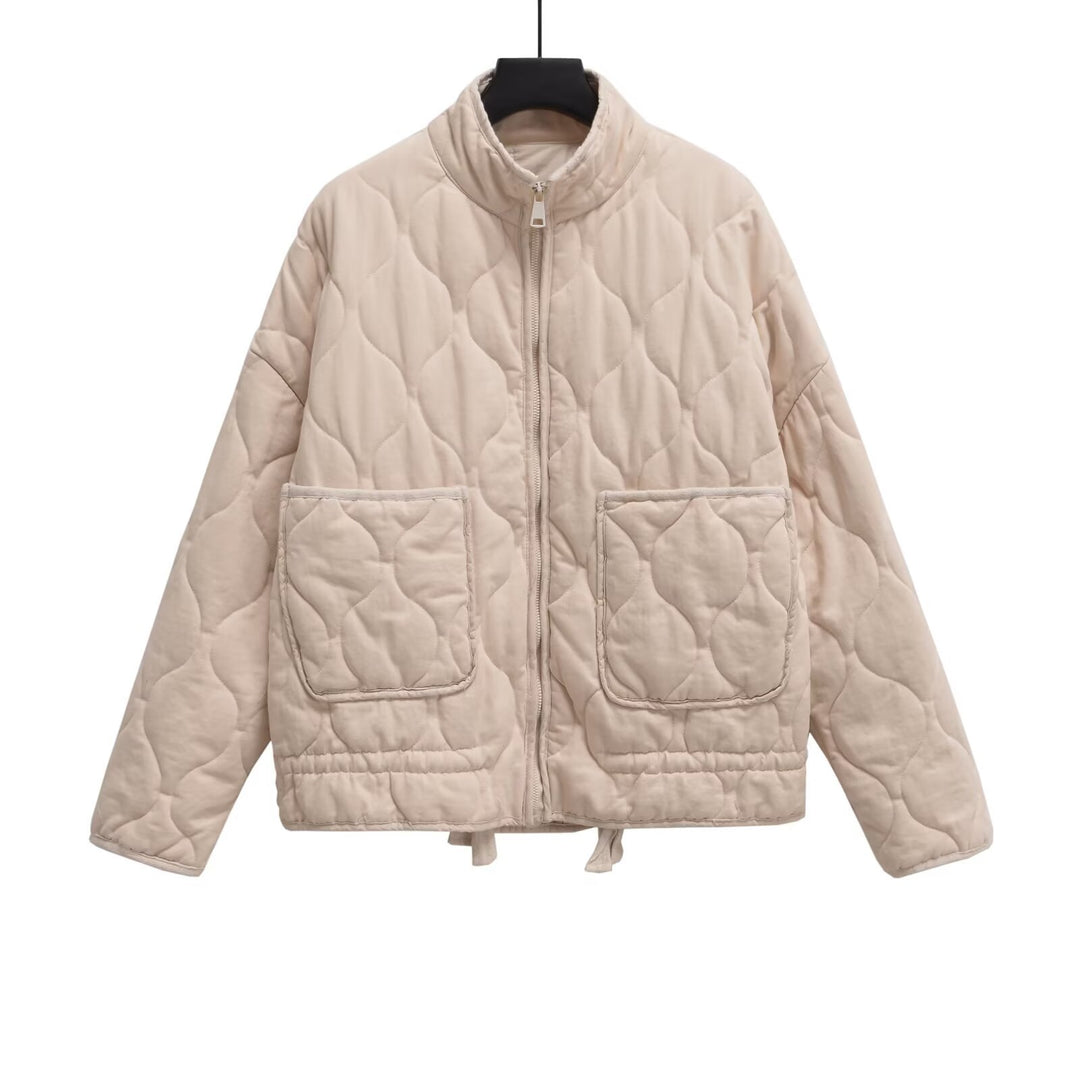 Damen Steppjacke mit Stehkragen, Kissensteppung und Tunnelzug Echo Archiv
