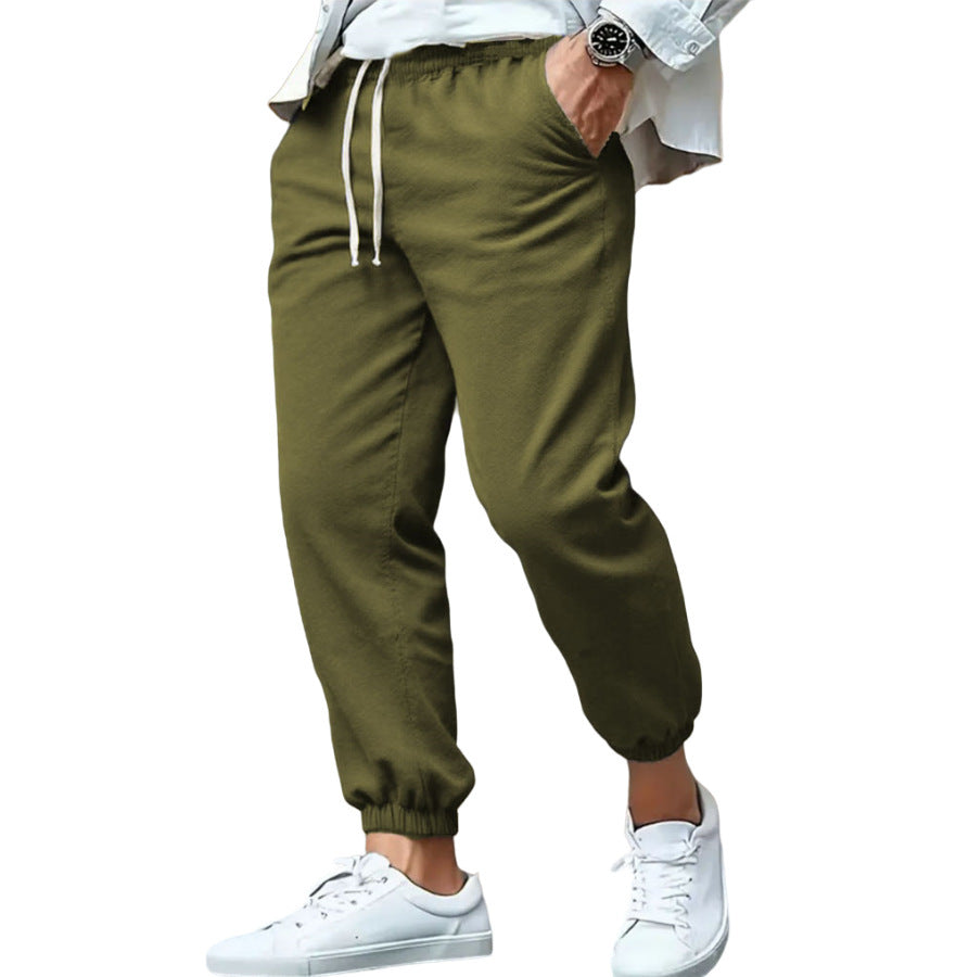 Herren nan tapered Sweat-Jogger mit elastischem Bund, Kordelzug und eingeschlossenen Bündchen Echo Archiv