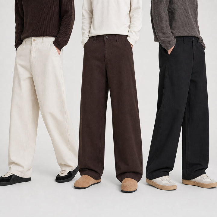 Unisex Oversize-Culotte mit ballonförmigem Bein und hohem Bund Echo Archiv