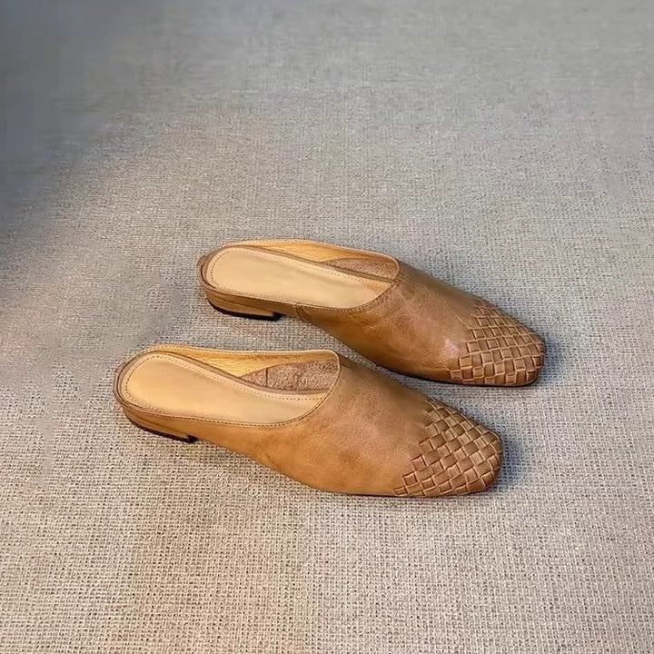 Damen Mules mit geflochtenem Design und bequemer Sohle – Lioré
