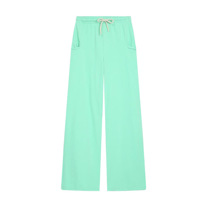 Damen Cropped-Hoodie und Palazzo-Loungehose Set Echo Archiv