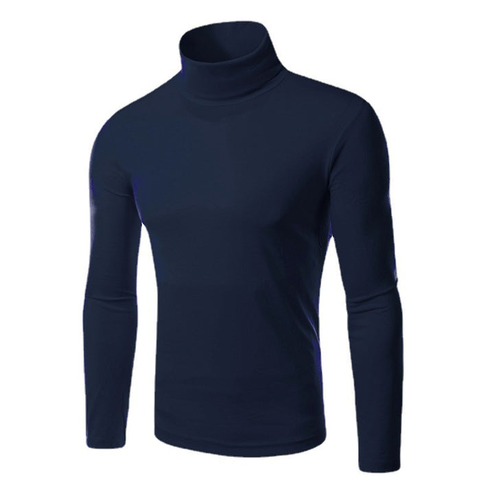 Herren eleganter Rollkragenpullover aus bequemen Stretchmaterial Echoarchiv