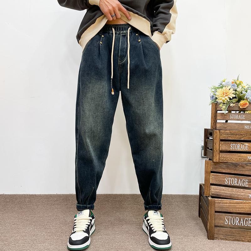 Herren Modische Ripped Jeans mit kreativen Patches Echoarchiv 1788342395
