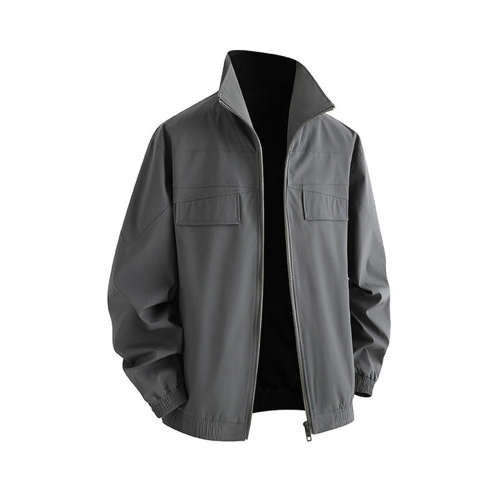 Herren Freizeitjacke mit praktischen Taschen und hohem Kragen Echoarchiv