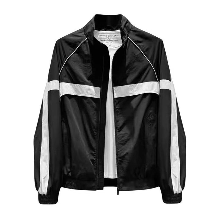 Herren modische Übergangsjacke mit hohem Kragen Echoarchiv