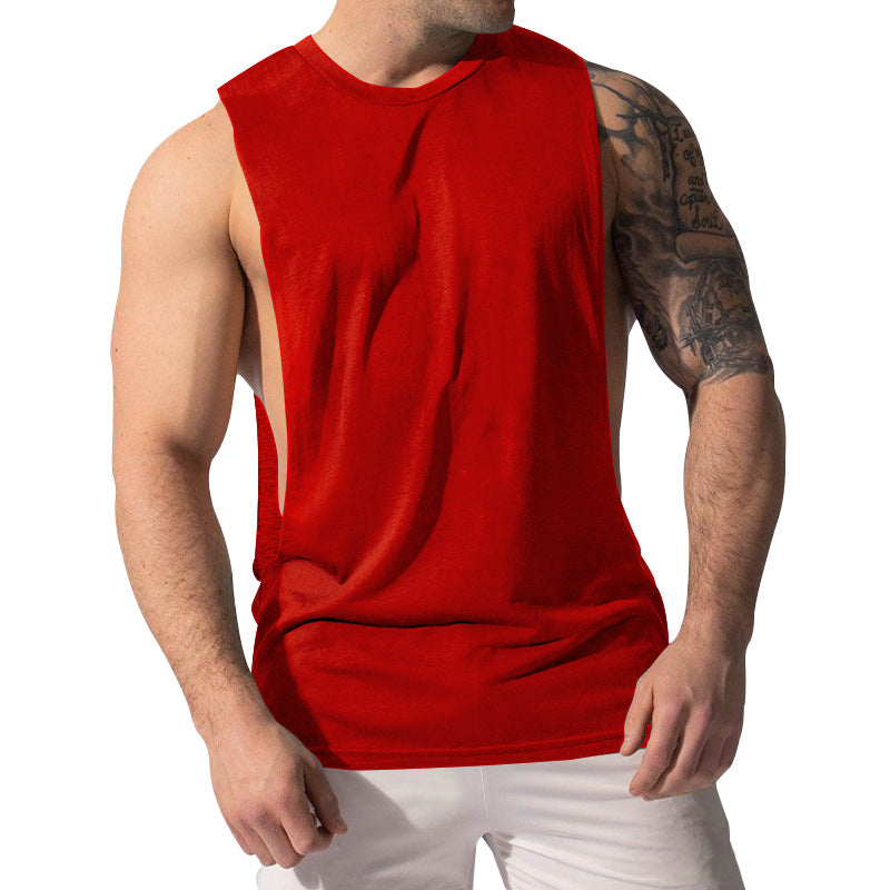 Herren nan Muskelshirt mit extra tiefen Armöffnungen und atmungsaktivem Baumwollmix Echo Archiv