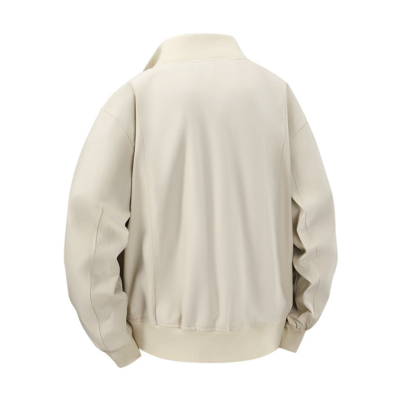 Herren Modische Übergangsjacke mit hohem Stehkragen Echo Archiv
