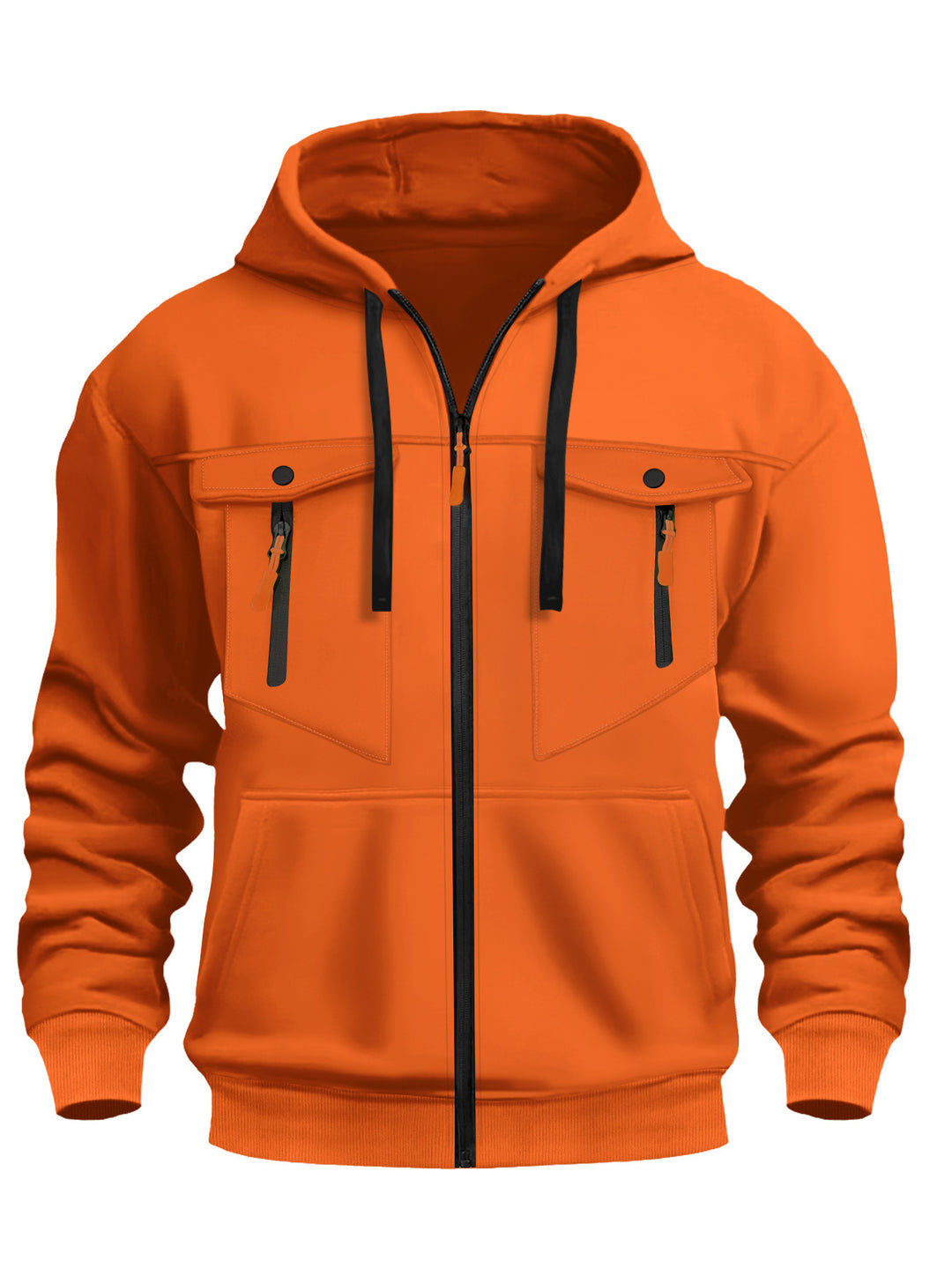 Herren Outdoor-Kapuzenjacke mit praktischen Reißverschlusstaschen Echoarchiv