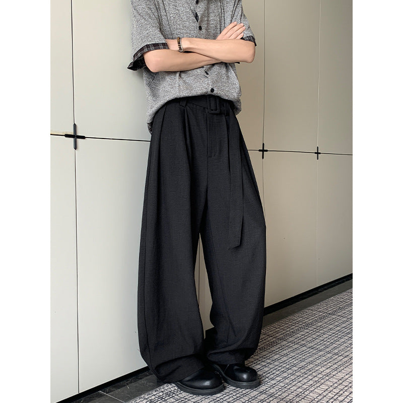Damen Elegante und lässige weite Stoffhose – Avélisse