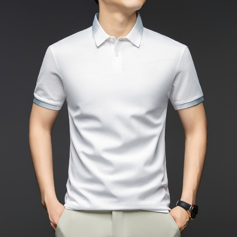 Herren modisches Poloshirt mit atmungsaktiver Struktur Echoarchiv