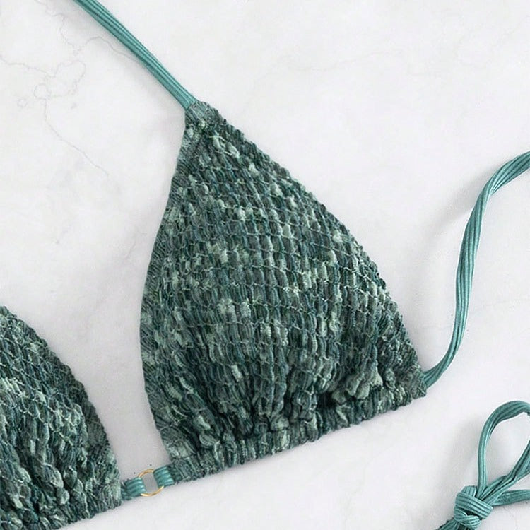 Damen Triangel-Bikini mit raffinierten Bindebändern Echo Archiv