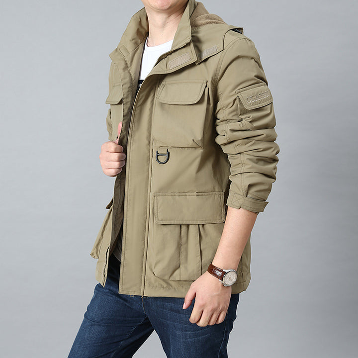 Herren Funktionale Utility-Jacke Echo Archiv
