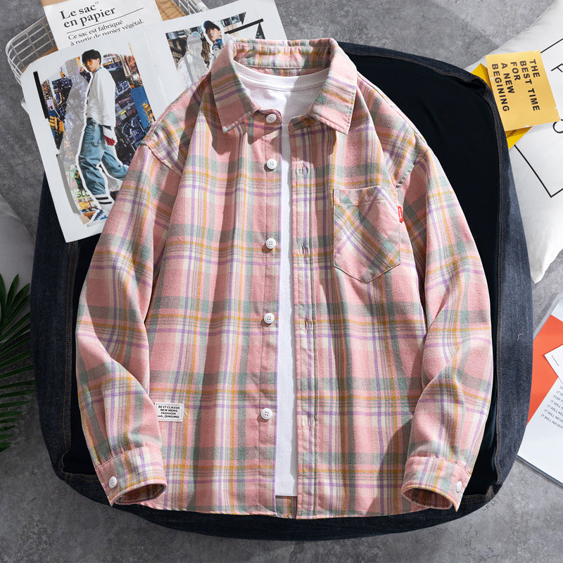 Damen Lässige und modische Flanellhemdjacke Echo Archiv