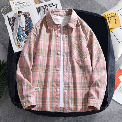 Damen Lässige und modische Flanellhemdjacke Echo Archiv
