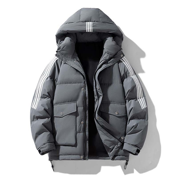 Herren Urbaner Bunter Winterparka Echoarchiv
