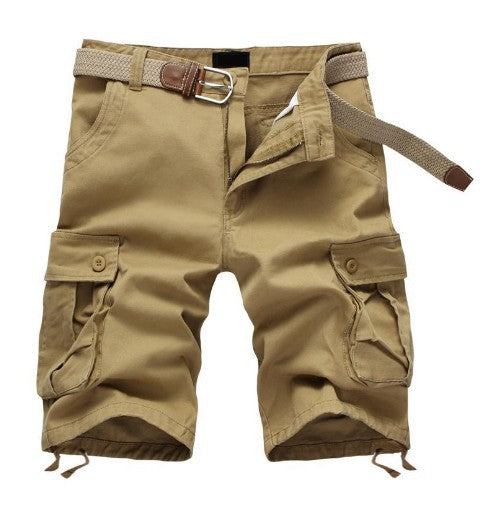 Herren Cargo-Shorts mit Tasche und verstellbarem Gürtel Echoarchiv