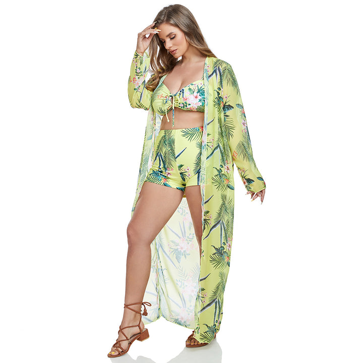 Damen Bikiniset mit leicht weiterem Strandüberwurf Echo Archiv