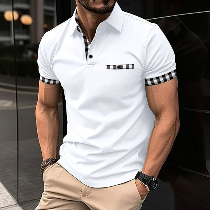 Herren Freizeit Polo Shirt Echoarchiv