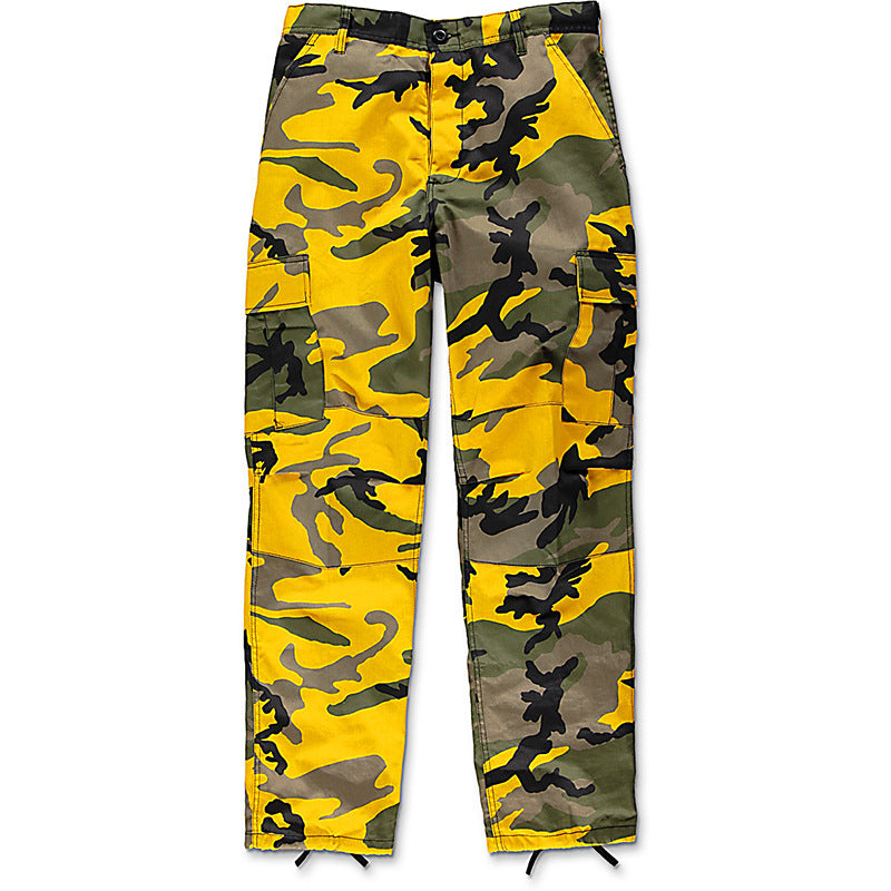 Herren Cargohose mit funktionalen Taschen und modernem Camouflage-Design Echoarchiv