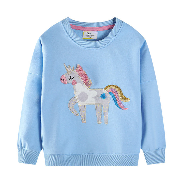 Mädchen Sweatshirt mit bezauberndem Einhorn-Design Echo Archiv