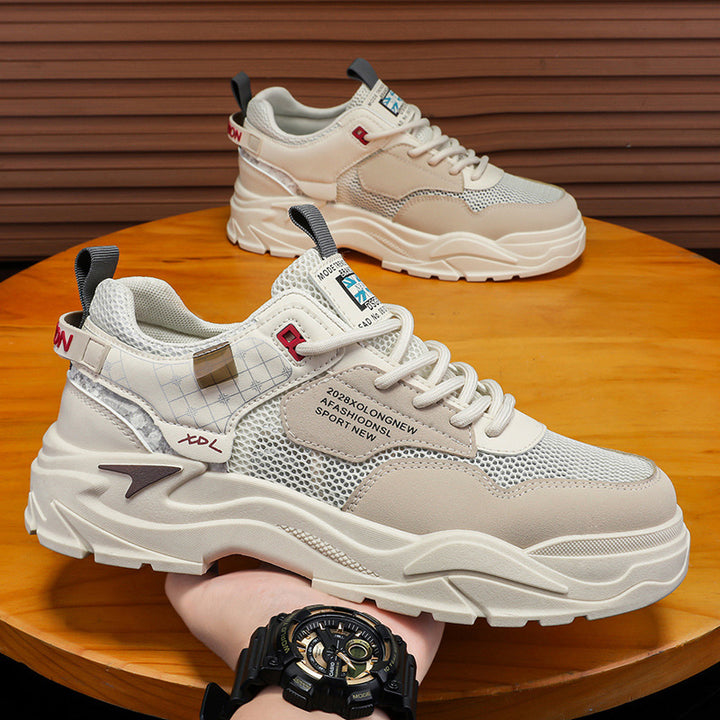 Herren Chunky-Sneaker mit atmungsaktivem Mesh, gepolsterter Plateausohle und technischer Komfortdämpfung – Norré