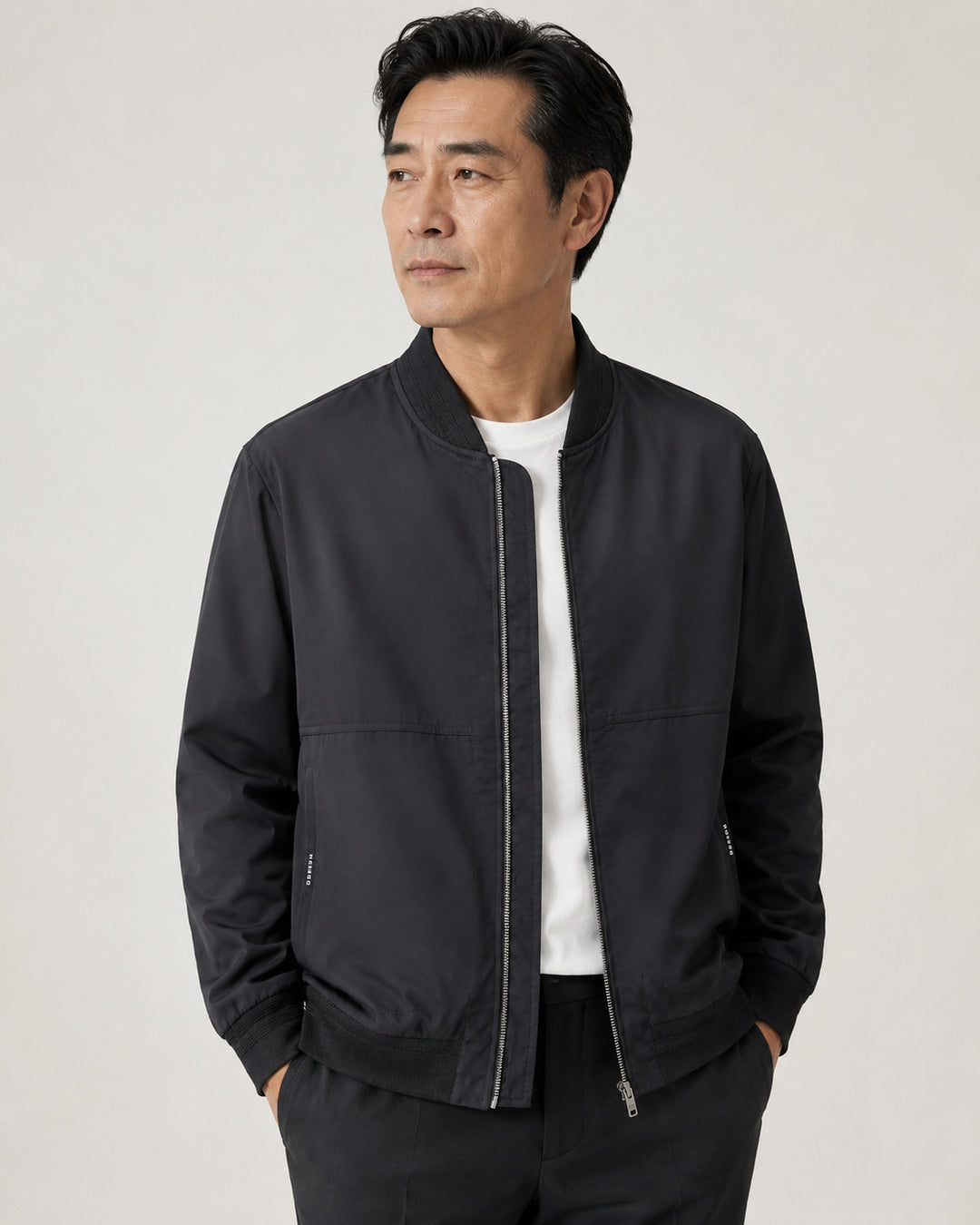 Herren Modische Bomberjacke Echo Archiv