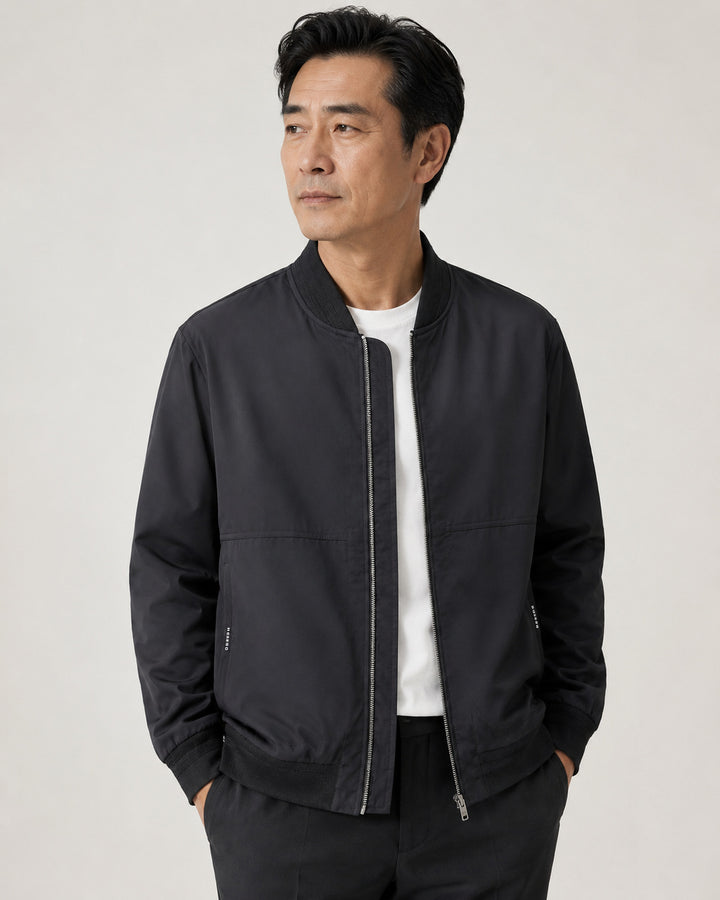 Herren Modische Bomberjacke Echo Archiv