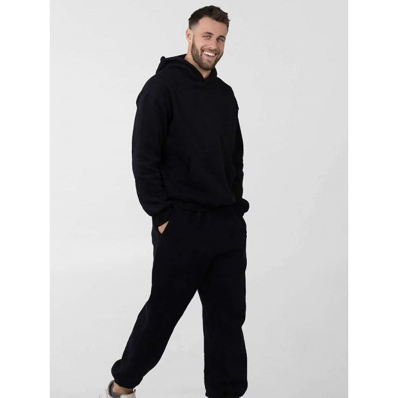 Damen nan extraweicher Oversize-Hoodie mit strukturierter Kängurutasche, überschnittener Schulter und angerauter Innenseite Echo Archiv