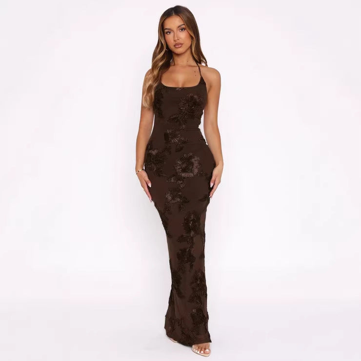 Damen Maxikleid mit floralem Design Echo Archiv