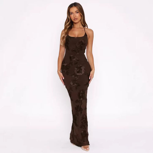 Damen Maxikleid mit floralem Design Echo Archiv