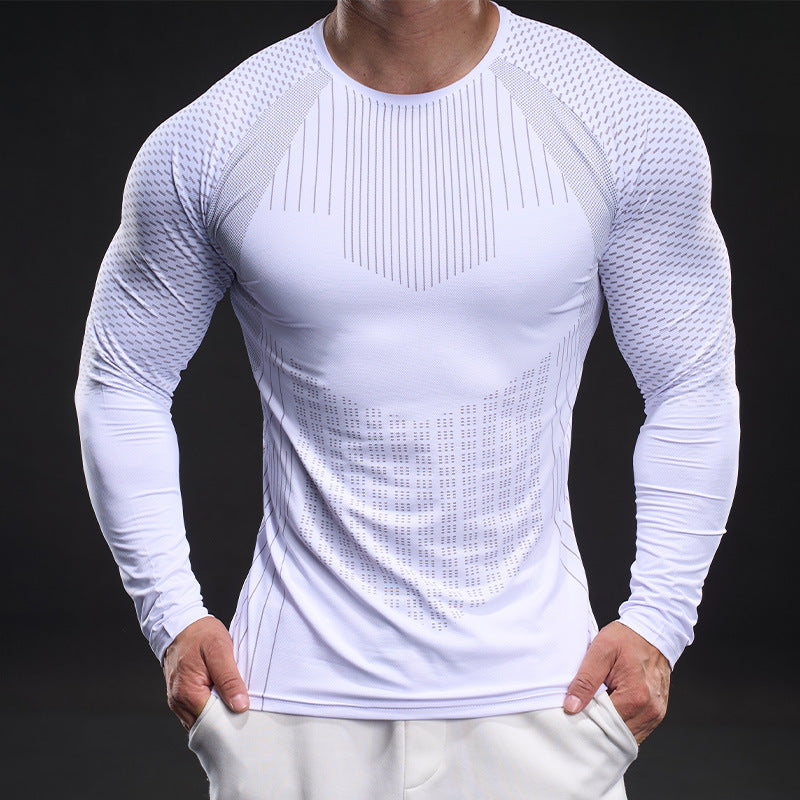 Herren langärmeliges Funktionsshirt mit atmungsaktiver Mesh-Technologie Echoarchiv