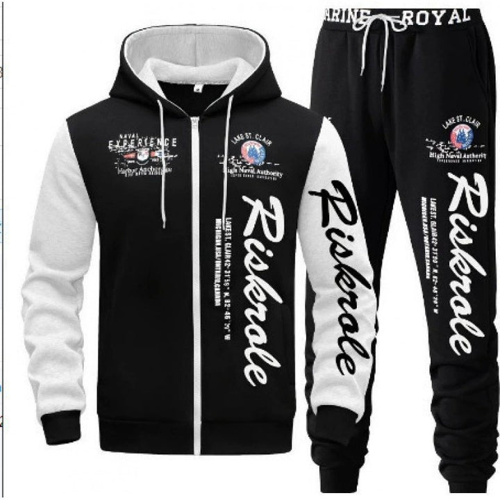 Herren Sportlicher Hoodie- und Jogginghosen-Set Echo Archiv