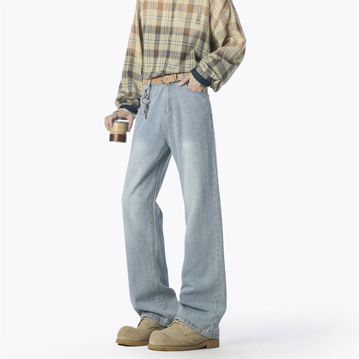 Herren lässige weit geschnittene Denim-Hose Echoarchiv
