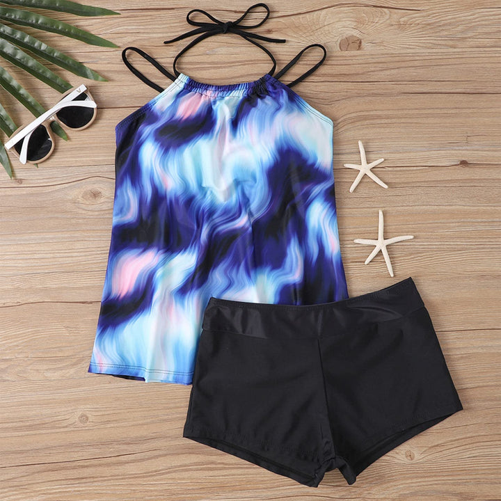 Damen Tankini-Set mit floralem Design und bequemem Hosen Echo Archiv